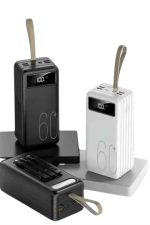Hızlı Şarj 4 Çıkışlı Powerbank 60.000 Mah Taşınabilir Dijital Göstergeli - Görsel 3
