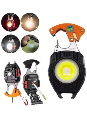 El Feneri LED Anahtarlık Çok Fonksiyonlu Mini Çakmak Özellikli
