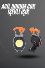 El Feneri LED Anahtarlık Çok Fonksiyonlu Mini Çakmak Özellikli - Görsel 2