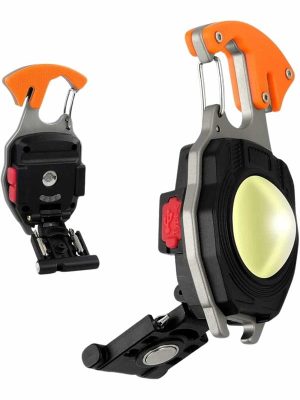 7 Modlu Mini Led Lamba Anahtarlık USB Şarjlı Kamp İçin Taşınabilir