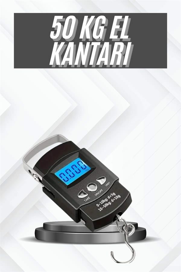 Compressed by jpeg-recompress Profesyonel El Terazisi El Kantarı 50 Kg Dijital Göstergeli Tartı - Görsel 2
