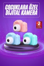 Dijital Fotoğraf Makinesi Çocuk Mini 1080p HD Kaliteli Renkli - Görsel 2
