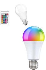 Ayarlanabilir Parlaklık RGB Led Ampul Beyaz Lamba Ve Renkli Ampul - Görsel 5