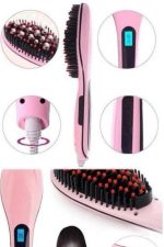 Saç Fırça Akıllı LCD Ekran Pratik Saç Düzleştirici Tarak Pratik Taşınabilir - Görsel 3