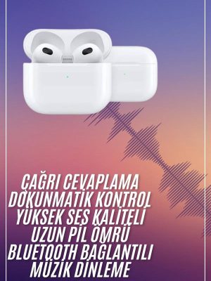 Bluetooth Kulaklık 3. Nesil Ios Android Uyumlu Yeni Nesil Wireless Charge