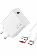 67W Hızlı Şarj Yüksek Voltaj Korumalı Type C Şarj Adaptörü - Görsel 5