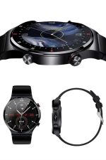 Amoled Ekran Metal Deri Silikon Kordonlu Uyku ve Sağlık Takibi - Görsel 3