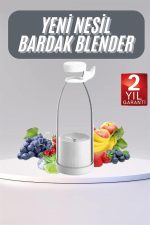 u Geçirmez Kablosuz Şarjlı Dayanıklı Taşınabilir Mini Blender - Görsel 2