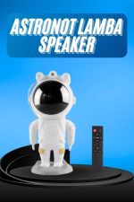 Gece Lambası Astronot Bluetooth Hoparlörlü Galaksi Işık Projektörü - Görsel 2