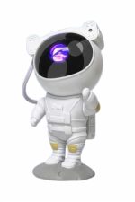 Gece Lambası Astronot Bluetooth Hoparlörlü Galaksi Işık Projektörü - Görsel 5