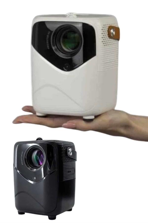 Compressed by jpeg-recompress HD Ayaklı Portatif Projeksiyon Cihazı Bluetooth Wifi Akıllı Android İşlemcili - Görsel 4