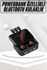 Kablosuz Bluetooth Kulaklık Powerbank Özellikli Göstergeli Hd Mikrofon - Görsel 2
