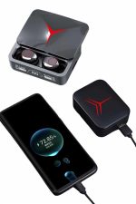 Kablosuz Bluetooth Kulaklık Powerbank Özellikli Göstergeli Hd Mikrofon - Görsel 3