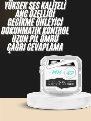 Oyuncu Kulaklığı Yeni Mekanik Kablosuz Kulaklık İos Android Uyumlu