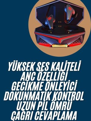 Profesyonel TWS Işıklı Kablosuz Bluetooth Kulaklık Oyuncu Kulaklığı