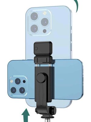 Tripod Selfie Çubuğu Bluetooth Kumandalı Kablosuz Led Işıklı