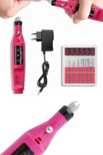 Profesyonel Manikür Pedikür Seti Törpü Makinesi Protez Tırnak Çıkarma - Görsel 3