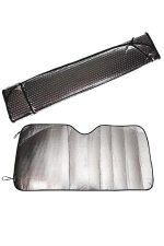 Güneşlik Koruyucu Perde Metalize Oto Araç Araba Güneşliği Ön Cam Güneşliği - Görsel 4