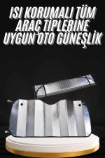 Araç Güneşlik Koruyucu Cam Güneşliği Otomobil Güneşlikleri Katlanabilir - Görsel 2