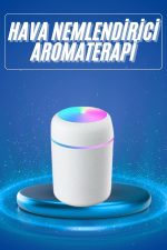 Rgb Işıklı Ulrasonik Ledli Hava Nemlendirici Buhar Makinesi Buhardanlık - Görsel 2