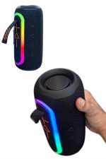 Kablosuz Bluetooth Hoparlör Taşınabilir Çoklu Bağlantılı Özelliği - Görsel 4