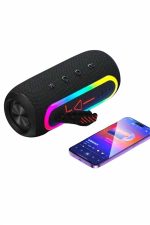 Bluetooth Hoparlör Uzun Pil Ömrü Taşınabilir Yüksek Ses Kaliteli - Görsel 3