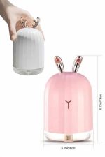 Aromaterapi Hava Nemlendirici Dekoratif USB Şarjlı Tavşan Nemlendirici - Görsel 5