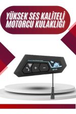 Intercom Bluetooth Kask Kulaklık Motosiklet Kulaklık 5.0 Bluetooth - Görsel 2