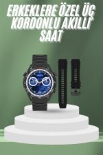 2025 Model Yuvarlak Ekran Android ve İOS Uyumlu GPS Takibi Yapabilen Akıllı Saat - Görsel 2