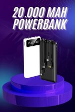 Powerbank 20.000 MAH Hızlı Şarj Özellikli Taşınabilir USB Girişli - Görsel 2