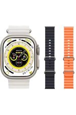 Android ve İOS Uyumlu Uyku ve Sağlık Takibi Yapabilen 3 Kordonlu Akıllı Saat - Görsel 3