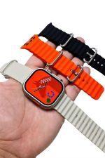 Yeni Nesil 3 Kordonlu Kol Saati 49 MM Amoled Ekran Akıllı Saat - Görsel 5