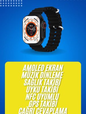 Android ve İOS Uyumlu Arama Konuşma Yapabilen Akıllı Saat