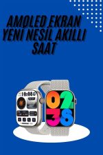 Akıllı Kol Saat Amoled Ekran Android ve İOS Uyumlu Arama Konuşma - Görsel 2