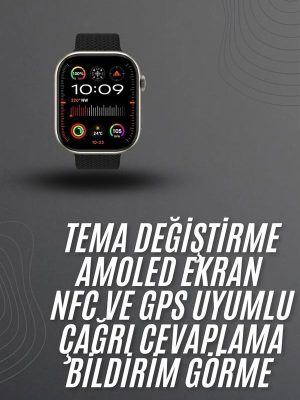 Akıllı saat 2.02 inch Nabız Ölçer Arama Konuşma Müzik Dinleme