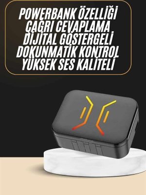 Powerbank Bluetooth Kulaklık Oyuncu Kulaklığı Yüksek Ses Kaliteli
