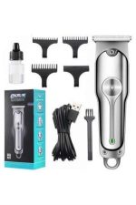 Paslanmaz Çelik Bıçaklı Kablosuz Şarjlı Dijital Göstergeli Tıraş Makinesi - Görsel 5