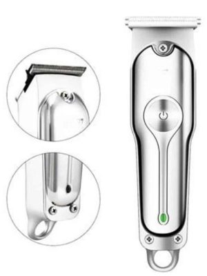 Paslanmaz Çelik Bıçaklı Kablosuz Şarjlı Dijital Göstergeli Tıraş Makinesi