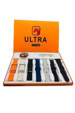 7 Kordonlu Akıllı Saat Plastik Kordon Hasır Kordon Çelik Kordon - Görsel 4