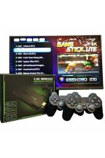 2.4g Uyumlu Kablosuz Çift Kol Atari Retro 20000 Oyun Game Stick - Görsel 3