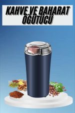 Kahve ve Baharat Öğütücü Kolay Temizlenebilir Paslanmaz Çelik Taşınabilir - Görsel 2