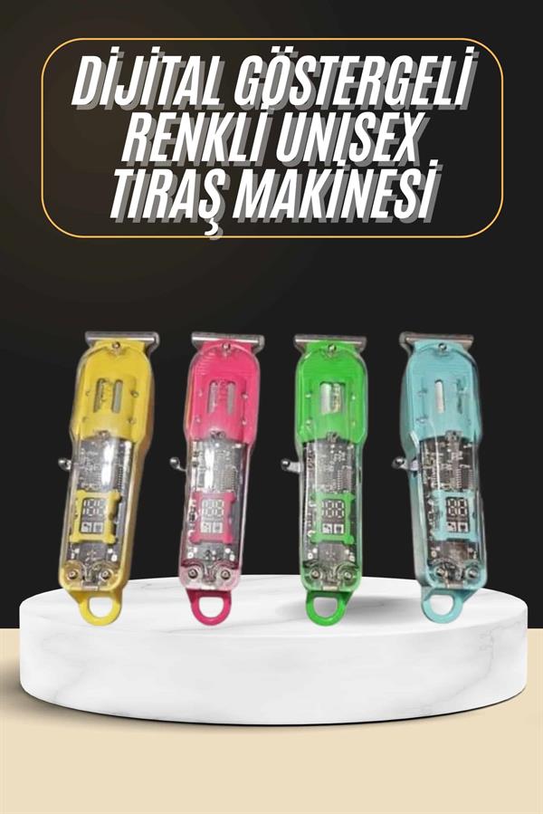 Compressed by jpeg-recompress Tıraş Makinesi Renkli Dijital Göstergeli Epilasyon Öncesi Kısaltma Makinesi - Görsel 2