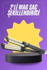 Profesyonel Seramik Kaplama Saç Şekillendirici Wag Maşa Isı Ayarlı - Görsel 2