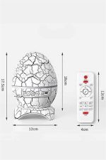 Gece Lambası Yumurta Işık Speaker Yeni Nesil Dinozor Yumurtası Görünümlü - Görsel 3