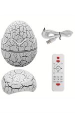 Yumurta Görünümlü Masa ve Gece Lambası Renk Değiştirebilen Projektör - Görsel 5