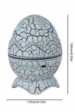 Yumurta Görünümlü Masa ve Gece Lambası Renk Değiştirebilen Projektör - Görsel 3