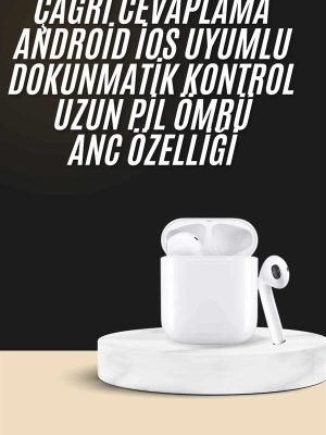 2. Nesil Bluetooth Android ve İOS Uyumlu Kablosuz Kulaklık Çağrı Cevaplama