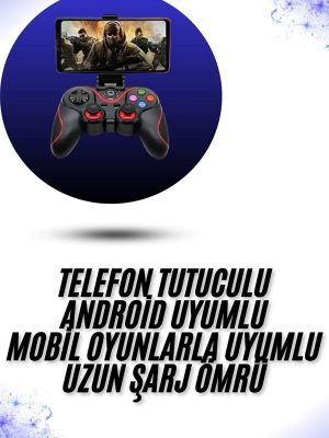Yeni Nesil X3 Gamepad Android Uyumlu Telefon Tutucu Özellikli Joystick