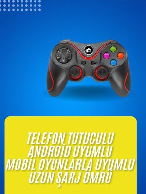 Kablosuz Oyun Kolu Bluetooth Joystick Gamepad Android Uyumlu