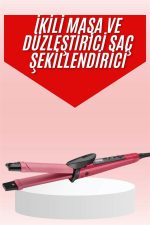 Saç Şekillendirici Düzleştirici ve Maşa Özellikli Şekillendirici Seramik Kaplama - Görsel 2